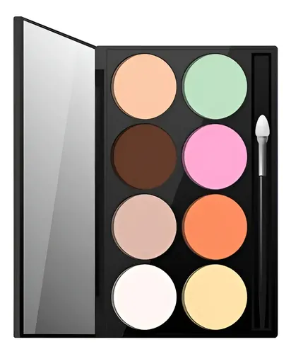 Paleta De Correctores Crema 8 Tonos Xúlu Cosméticos Cruelty Free