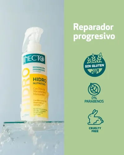 Spray Hidronutritivo Con Filtro Solar Inecto
