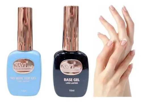 Base Y Top Coat Navi Gel Semipermanente Uv Led Uñas 10ml