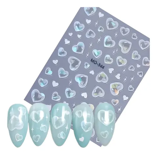 Stickers Uñas- Tachas, Apliques, Aero, Aurora Deco Nail Art