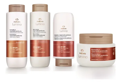 Kit Cabello Seco 4 Productos Lumina Natura