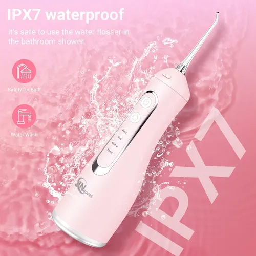 Hilo Dental Inalámbrico Jngoods, Para Dientes, Color Rosa Rosa