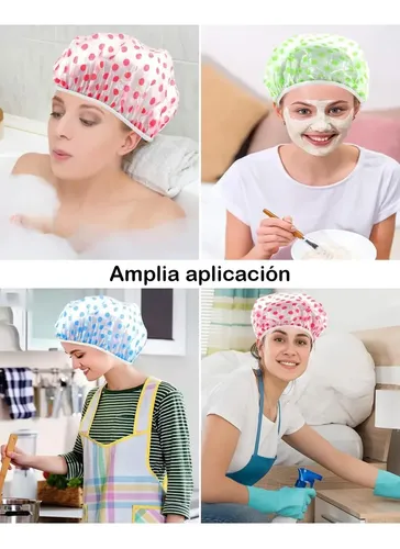 15 Gorros De Baño Impermeables Eva Para Mujer