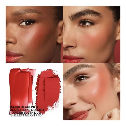 Patrick Ta Crème & Powder Blush Duo – She Left Me On Red