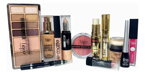Combo Surtido Maquillaje Tejar Total Nude. Eleccion De Tonos