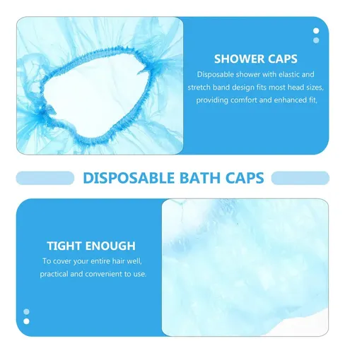 200 Unidades De Sombreros De Baño Multiusos, ///hgq
