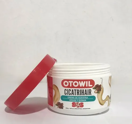 Baño De Crema Cicatrihair Keratina, Argán Y Quinoa X 250gr