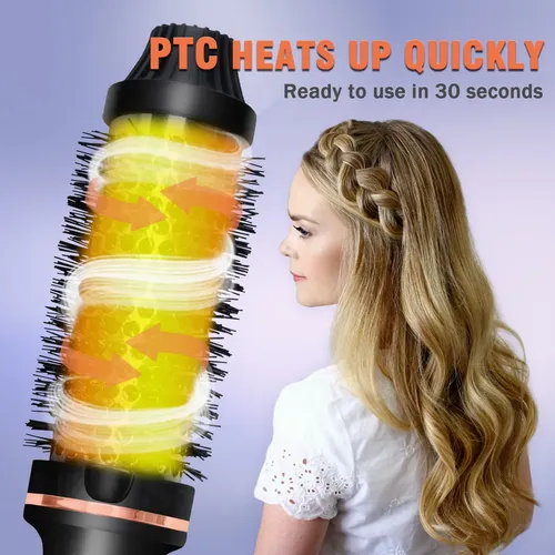 Cepillo Eléctrico Para Peinar Y Rizar El Cabello
