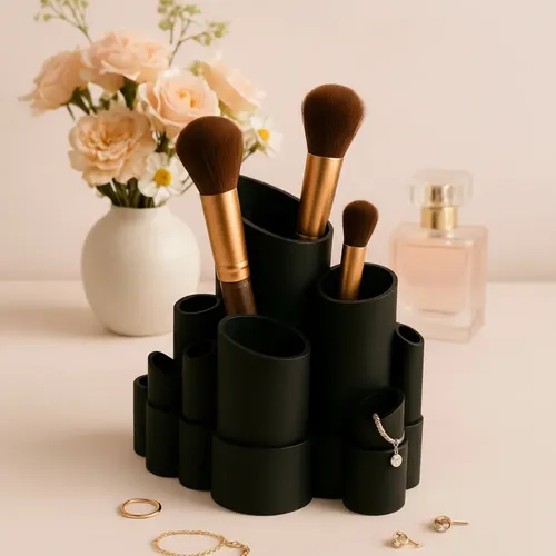 Organizador Maquillaje Brochas Pinceles Labiales Cosméticos