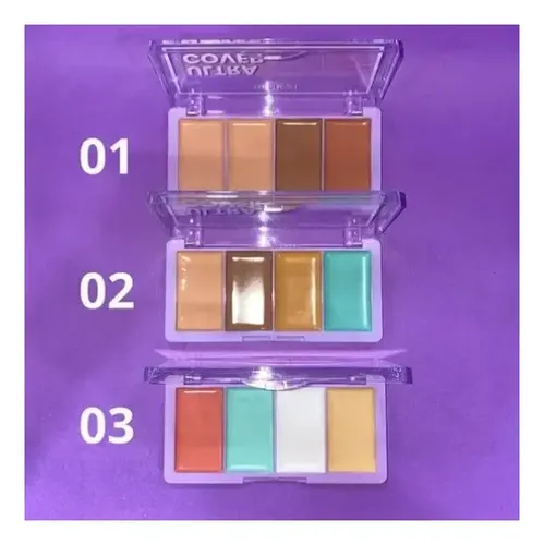 Paleta 4 Correctores En Crema Ultra Cover Pink21 Concealer
