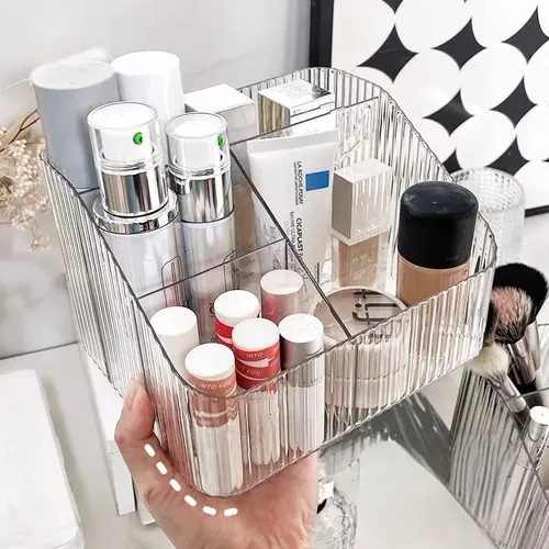 Organizador De Brochas Y Labiales En Acrílico
