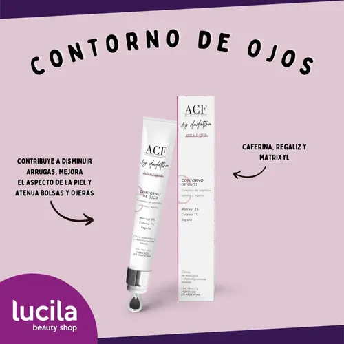 Crema Contorno De Ojos Acf By Dadatina