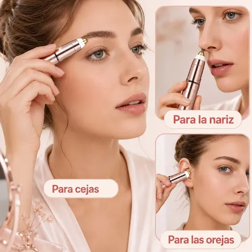 Depiladora Eléctrica Mujer Cuerpo Completo Luz Led Segura
