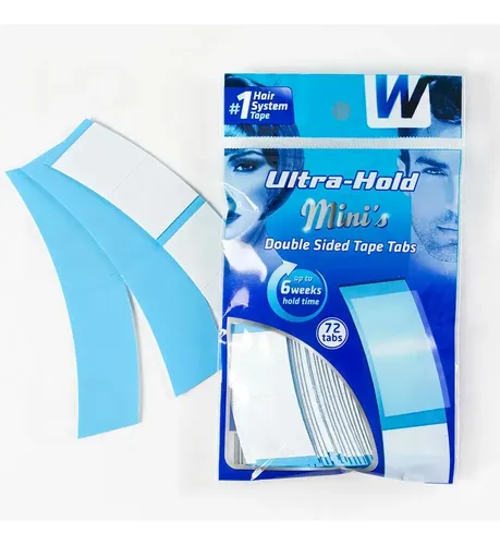 Cinta Bifaz Pegamento Pelucas y pelo natural o artificial Walker Tape Mini Tabs Ultra Hold 72 pcs unidades