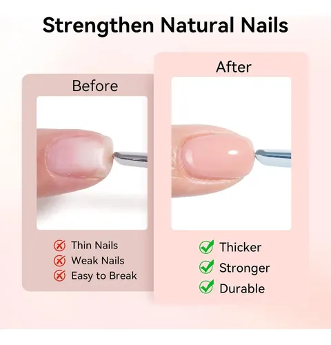 Set De Base Y Top Coat Makartt Nude 2 En 1 15 Ml Gell