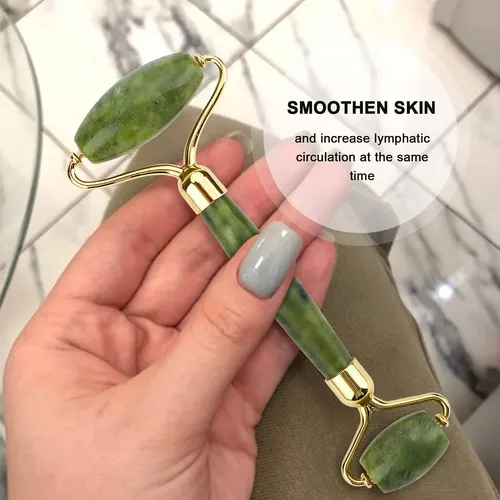 Set De Masajeador Facial De Belleza Deciniee Rodillo De Jade