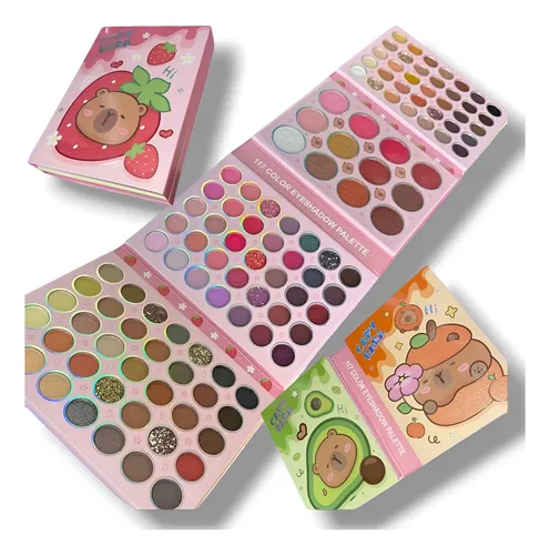 Paleta De Sombras De 117 Tonos De Capibara