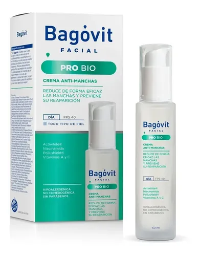 Bagovit Facial Pro Bio Anti-manchas Crema De Día X 50ml Tipo de piel Todo tipo