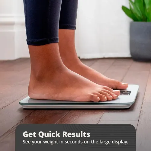 Báscula Digital Greater Goods Accucheck Gris Perla, Hasta 180 Kg