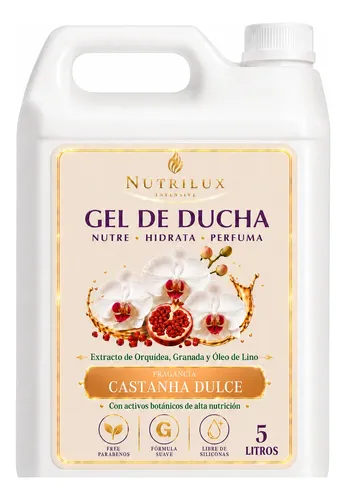 Gel De Ducha Orquideas Y Linojabon Liquido Corporal 5 Litros