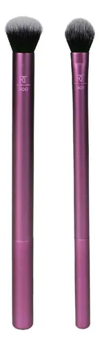 Set de Brochas de Maquillaje Real Techniques, 3 Piezas Violeta