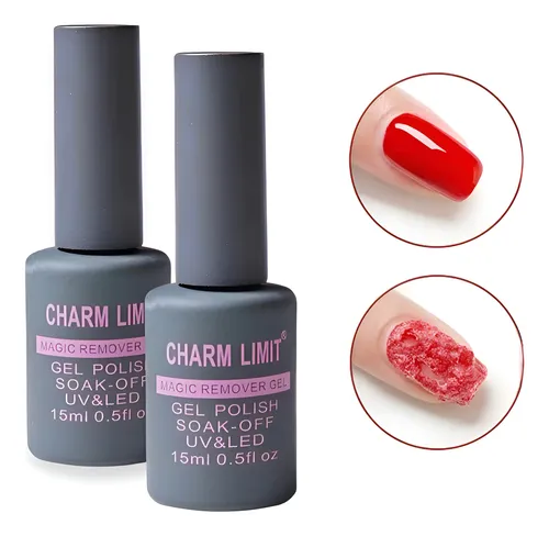 2 Esmaltes Magicos Removedor De Esmalte Semipermanentes Uv