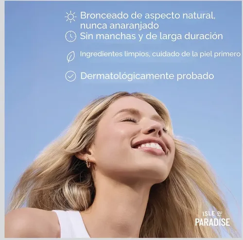 Isle Of Paradise Bronzer Golden Hour Sunny Serum Facial