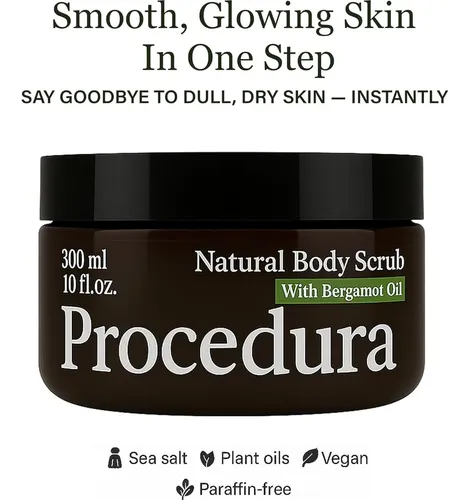 Exfoliante Corporal Con Sal Marina Y Ácidos Cítricos