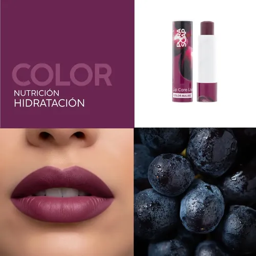 Bálsamo Labial Hidratante Con Color Set X2 Pura Soap