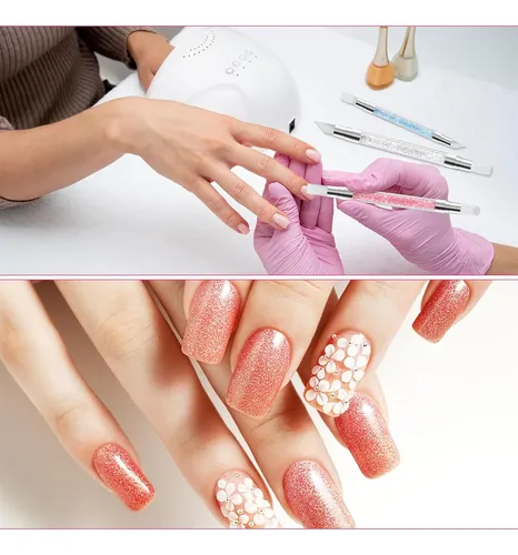 Set 5 Herramientas Silicona Uñas Colores Nail Art