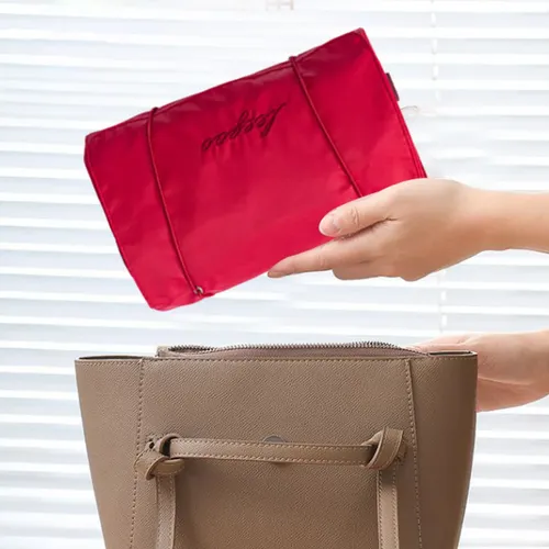 Neceser De Maquillaje Enrollable Colgante Para Viaje Mujer