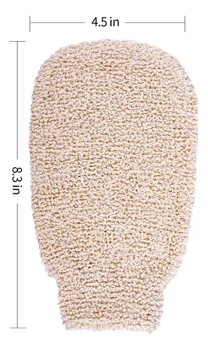 Pack 3 Guantes Exfoliantes De Bambú Para Baño Spa