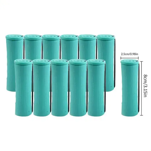 12 Pz Bigudíes Ondulado Frio Pp 2.5cm Rizador Cabello