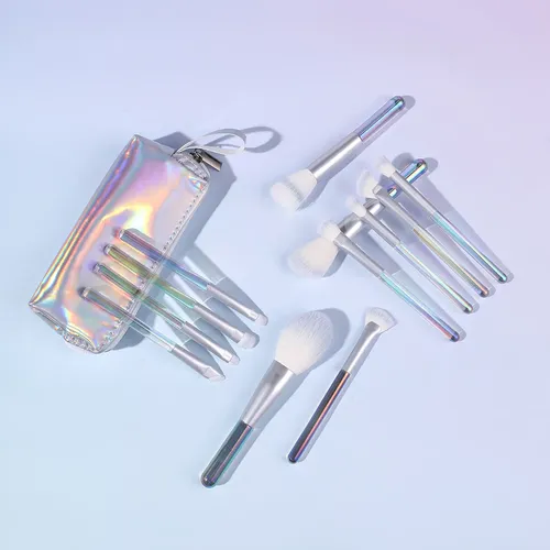 Set De 12 Minipinceles De Maquillaje De Cristal, Kit De Bell
