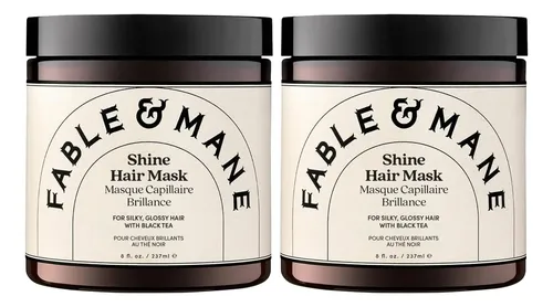 Mascarilla Capilar Fable & Mane Shine 237 Ml, Paquete De 2