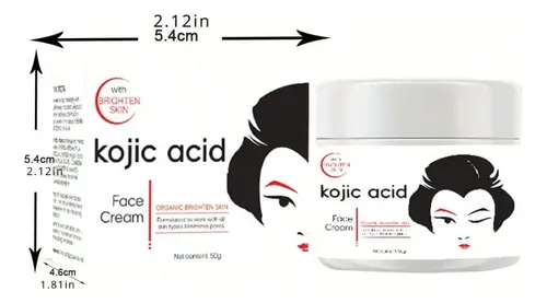 Crema Aclarante Iluminadora Ácido Kójico Manchas Paño 120g Mixta Día/noche