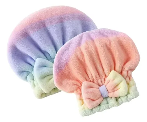 Gorro De Ducha Rainbow Grad Para Mujer, Con Forro Polar, Abs