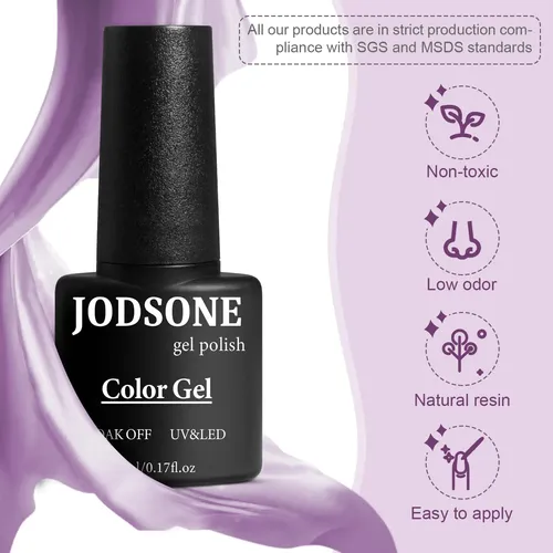 Kit Esmalte Gel 60 Colores Brillo Uv Base Y Top Coat