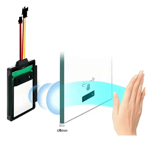 Interruptor Touch Espejo Led Sensor Gestual 12v 5a Bicolor