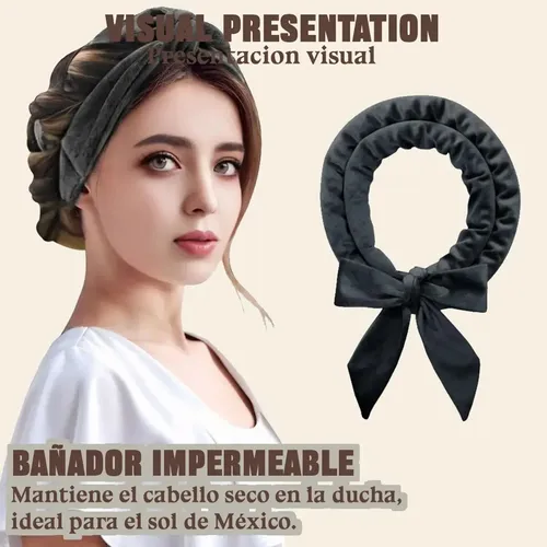 Kit 7pzs Ondas Rizos Sin Calor,rulos Sin Daños Para Cabello