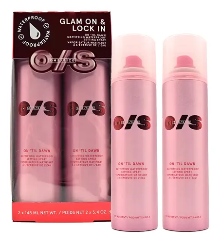 Dúo De Spray Fijador Mate Impermeable One Size 280g