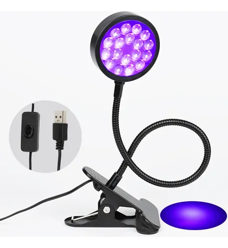 Lámpara Led Uv Negra Ciciny Mejorada De 5 W 395 Nm