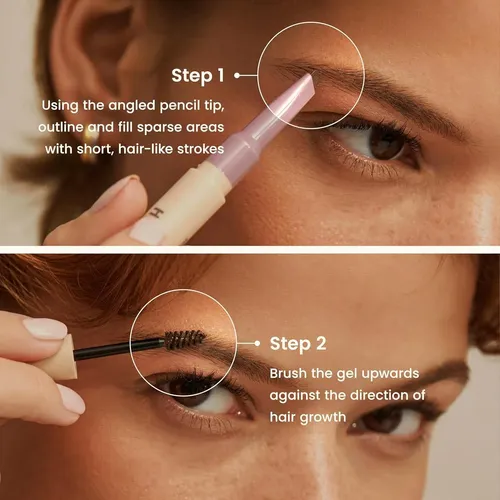 Lápiz Y Gel Para Cejas Joah, Doble Extremo, Rubio