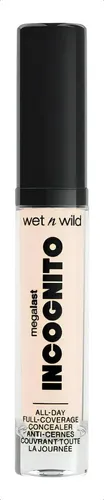 Wet n Wild Corrector de Ojeras Incognito MegaLast Full-coverage Concealer Tono Fair Beige Color