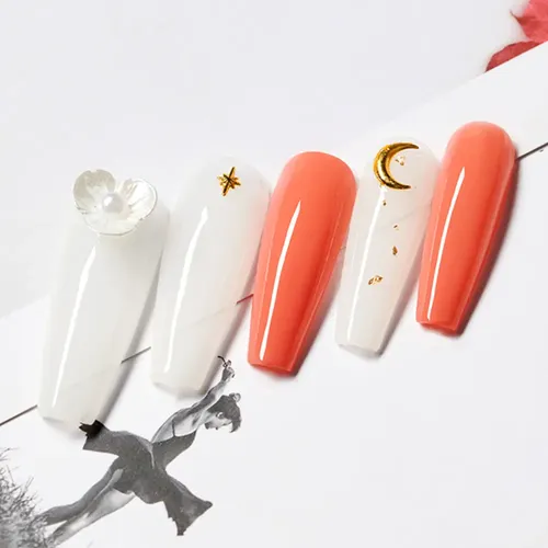 Tips Almond Almendra Coffin Stiletto Postizas Uñas Press On