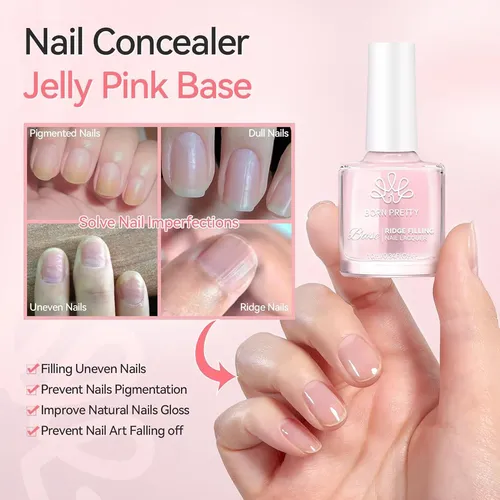 Base Y Top Coat Born Pretty 2 Piezas Secado Rápido Brillo