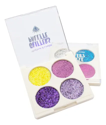 Paleta de Sombras Glitter x 4 Tonos Brillante Thelma & Louise