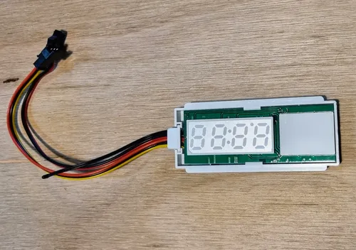 Interruptor Touch Display Iluminación Led Espejo Hora Temp