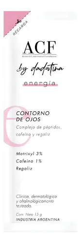 Acf Dadatina Energía Crema Contorno De Ojos Recarga Refill