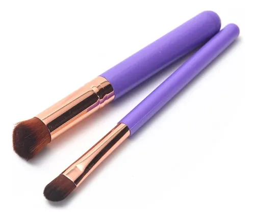 Set 2 Esponjas Blender 2 Brochas Difuminar Maquillaje Skora